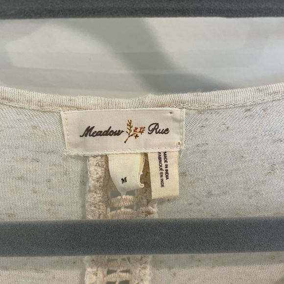 Anthropologie Meadow Rue Saba Embroidered Top - Picture 7 of 9